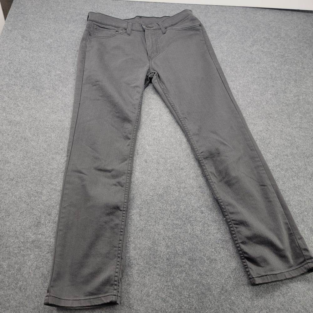 Levi Strauss 511 Jeans Gray Slim Straight Leg Mens 32x30 Stretch Denim
